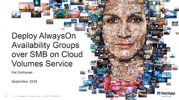 Deploy AlwaysOn Availability Groups Over SMB on Cloud Volumes Service