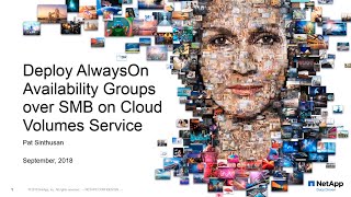 Deploy AlwaysOn Availability Groups Over SMB on Cloud Volumes Service