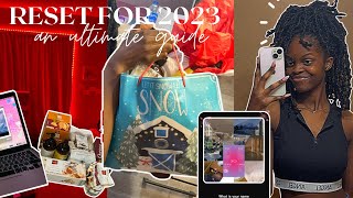 THE ULTIMATE GUIDE TO MAKE 2023 YOUR BEST-YEAR YET!! vision board,deep cleaning+ tips\/advice🎯