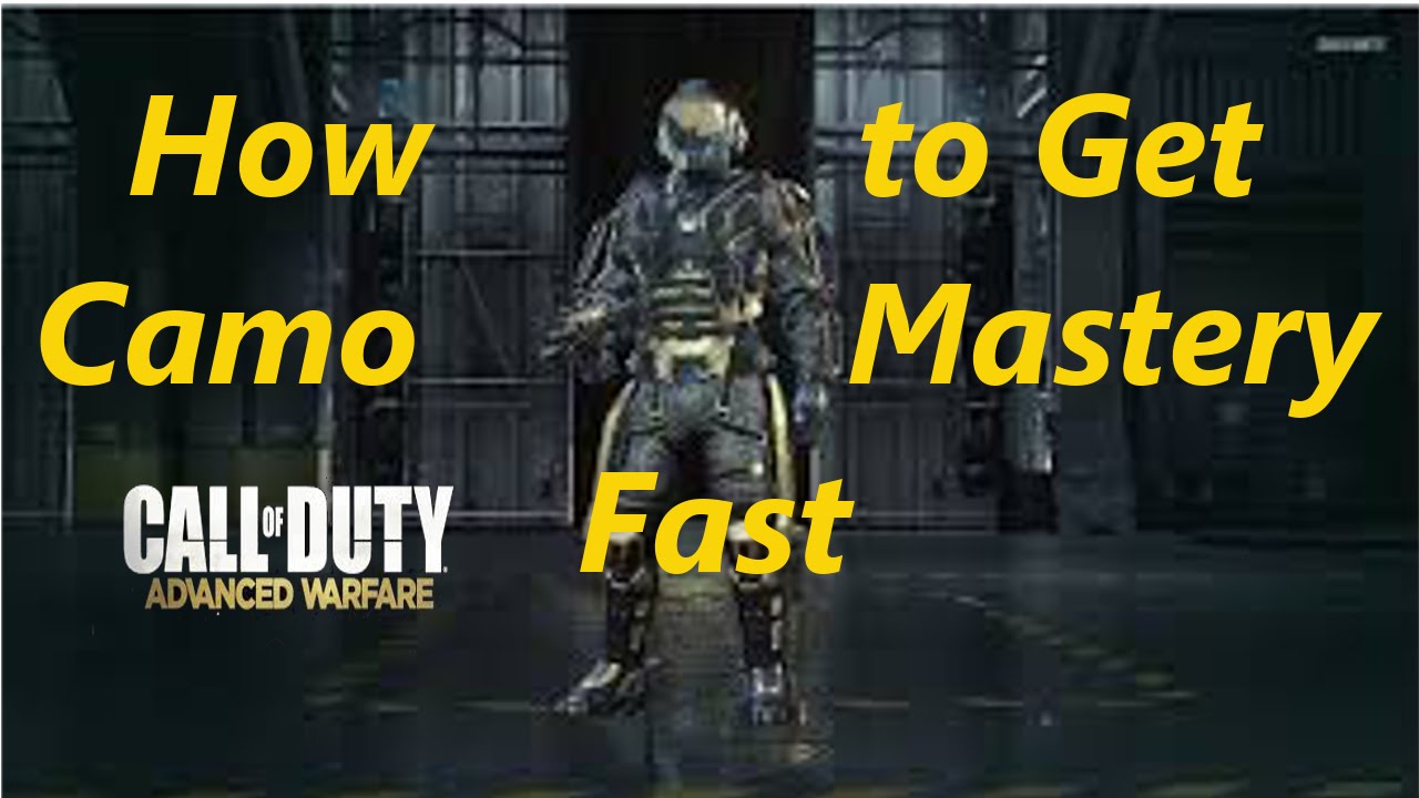 How to get camo mastery (royalty) fast