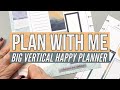 Plan With Me - Custom Big Happy Planner Spread for my Patron, Alex! Calm Life Sticker Book