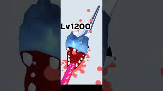 Play ▶️ untill eat 1200 level 🎚️🌊🥶 snake 🐍⛎ #snake #level #1200 