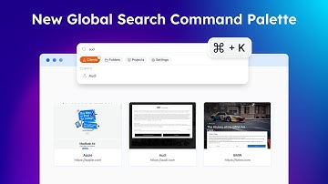 New Global Search Command Palette