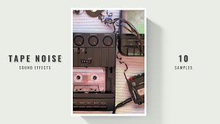 Free 𝙏𝘼𝙋𝙀 𝙉𝙊𝙄𝙎𝙀 Sound Effects Lofi X Hip Hop Sample Pack For Producers