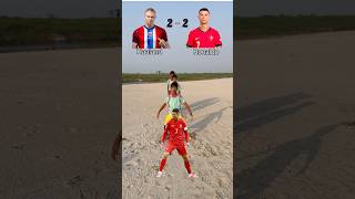 Ronaldo vs Haaland fans 🤔 #shorts #ronaldo #haaland #football #fans #youtube #trending #viral