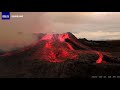 Close-up timelapse June 11th 2021, Geldingadalir Volcano, Iceland