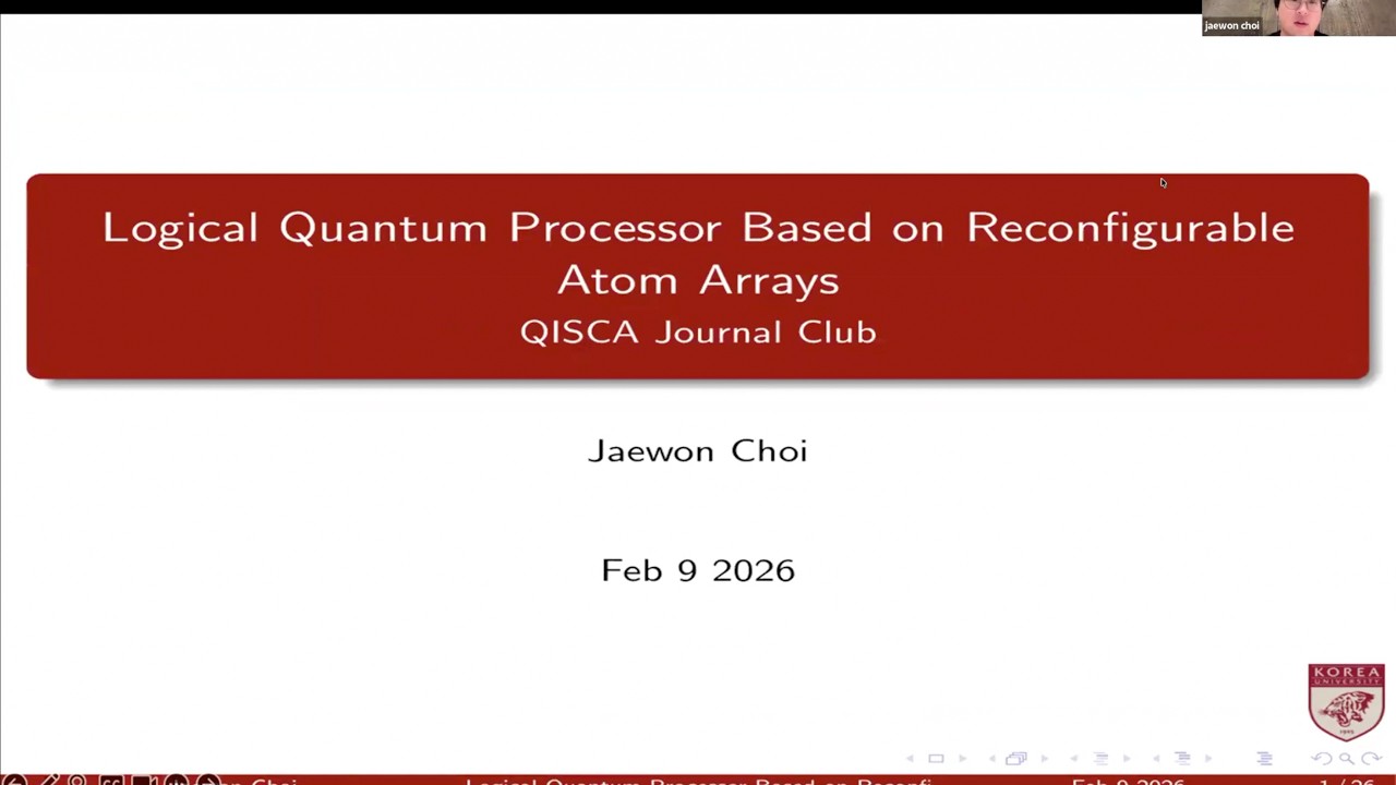 [JC] Logical quantum processor based on reconfigurable atom arrays