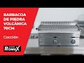 Vídeo: Barbacoa Industrial a Gas con Piedra Volcánica 70 cm Sobremesa ®Romux
