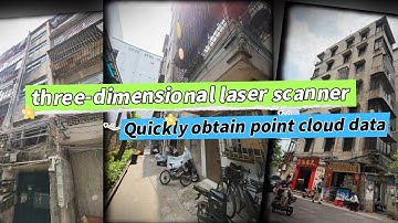 Three-dimensional laser scanner,quicklyobtain point cloud data