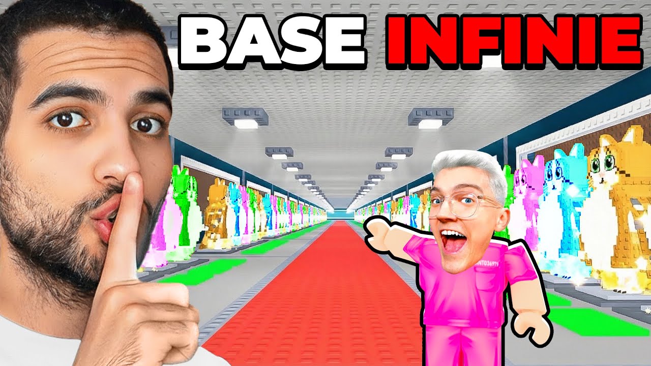 Je Prank JEANFILS avec une BASE INFINIE sur Steal a Brainrot !