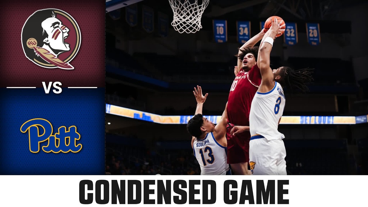 Florida State vs. Pitt Condensed Game | 2025-26 ACC Men's Basketball