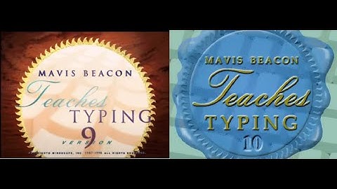 Mavis Beacon Teaches Typing Version 9 & 10 Intro Comparison