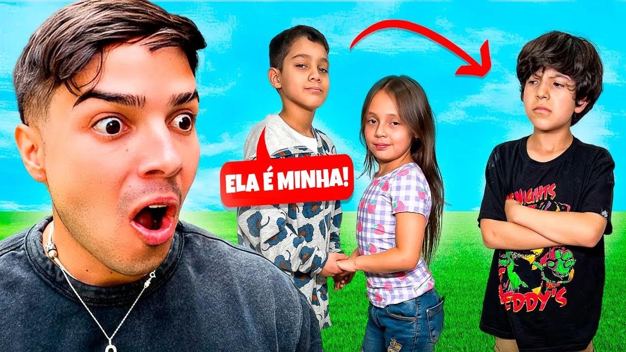 Essas crianças brigam pela minha irmãzinha de 7 anos