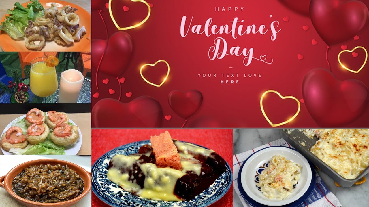 ❤️MENU PER SAN VALENTINO ❤️ 6 Ricette Per Una Serata Fantastica