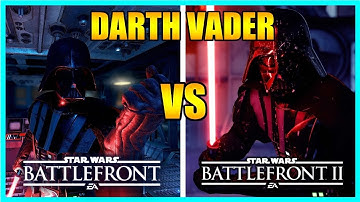 Darth Vader Battlefront (2015) vs Battlefront 2 (2017) Gameplay Comparison