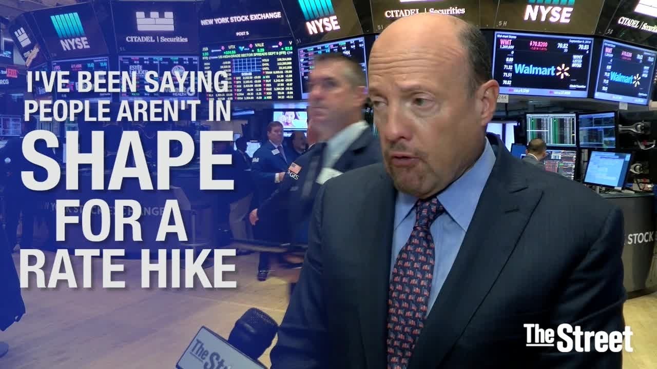 Jim Cramer Says Market Downturn Friday is Due to Fears That Higher Interest Rates Are Coming