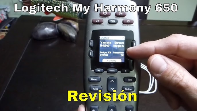 Logitech Harmony Remote Control 650 repair - YouTube