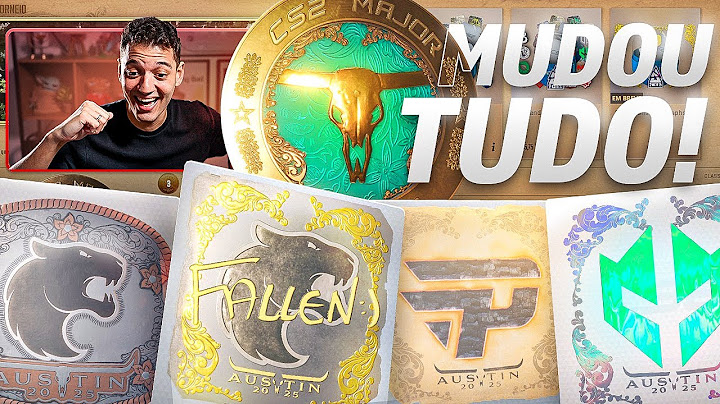 MUDOU TUDO! CS 2 LANÇOU A ATUALIZAÇÃO DO MAJOR com NOVOS ADESIVOS de formatos diferentes