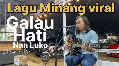 Live ngamen - Lagu viral - GALAU HATI NAN LUKO - Rayola - Donie sakire 