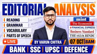 🟢 The Hindu Editorial Analysis | 07 October 2026 | Varun Chitra | Reading, Vocab, & Parts of Speech screenshot 4