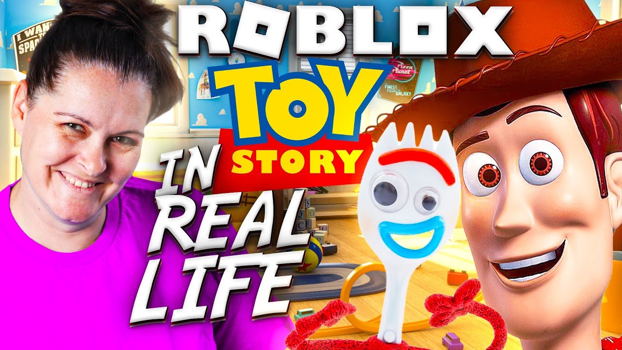 Roblox Toy Story Obby In Real Life Unbeatable Obby Thumbs Up Family Youtube - toy story roblox id