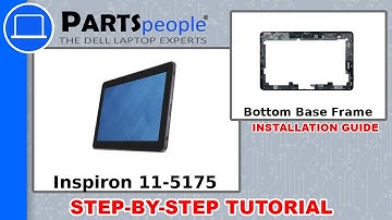 Dell Latitude 11-5175 (T04E001) Bottom Base Frame How-To Video Tutorial