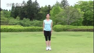 ラジオ体操第一・実演（提供：かんぽ生命）