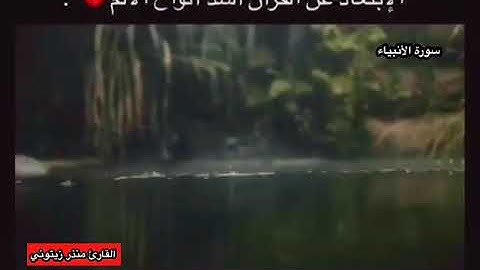 تلاوة من سورة الأنبياء بصوتي أنا❤️