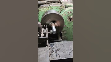 lathe machine iron shape  turning video