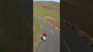 flying at #maryhill. #downhillskateboard #extreme #extremesports