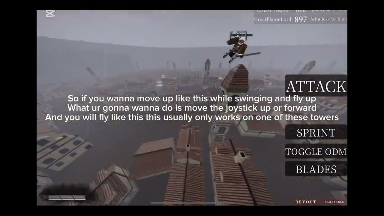 Attack on Titan resistance tutorial (for mobile)