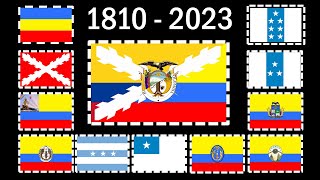 HISTORY OF THE FLAG OF ECUADOR ALL FLAGS 1806-2023