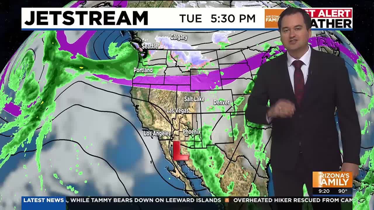 Cooler temps ahead for metro Phoenix - YouTube
