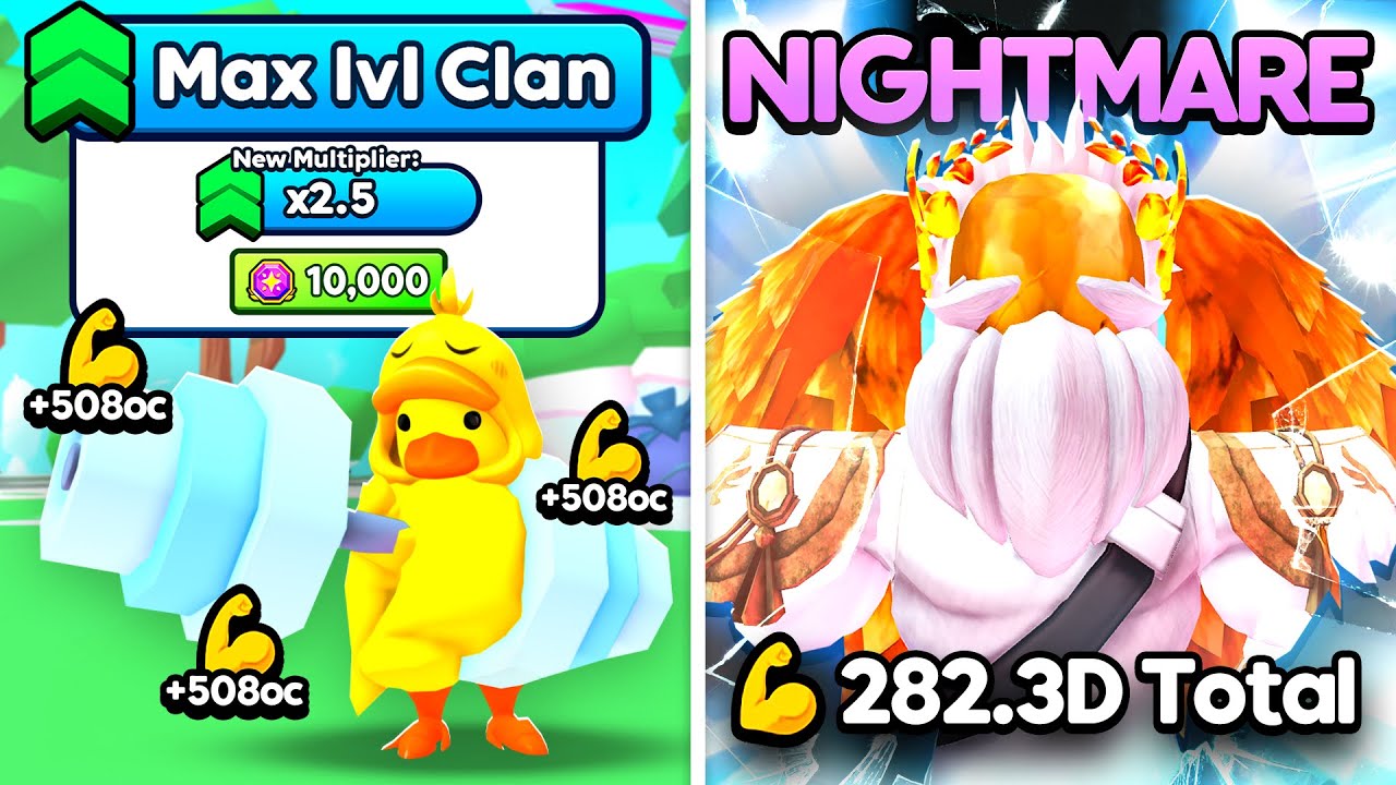I Made NEW OP Clan and Defeated Nightmare Final Boss in Arm Wrestle Simulator!