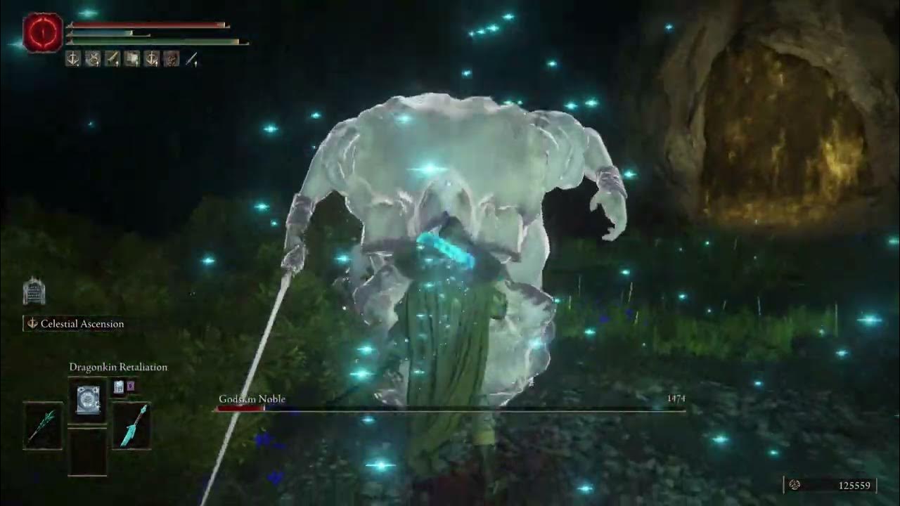 Godskin Wheel Battle Dragonkin Retaliation & Celestial Blade Elden