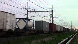 東北本線　8074レ　ＥＦ210-5（代走）+コキ　ワシクリにて