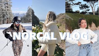 NORCAL VLOG! Skiing in Tahoe, Carmel, Big Sur