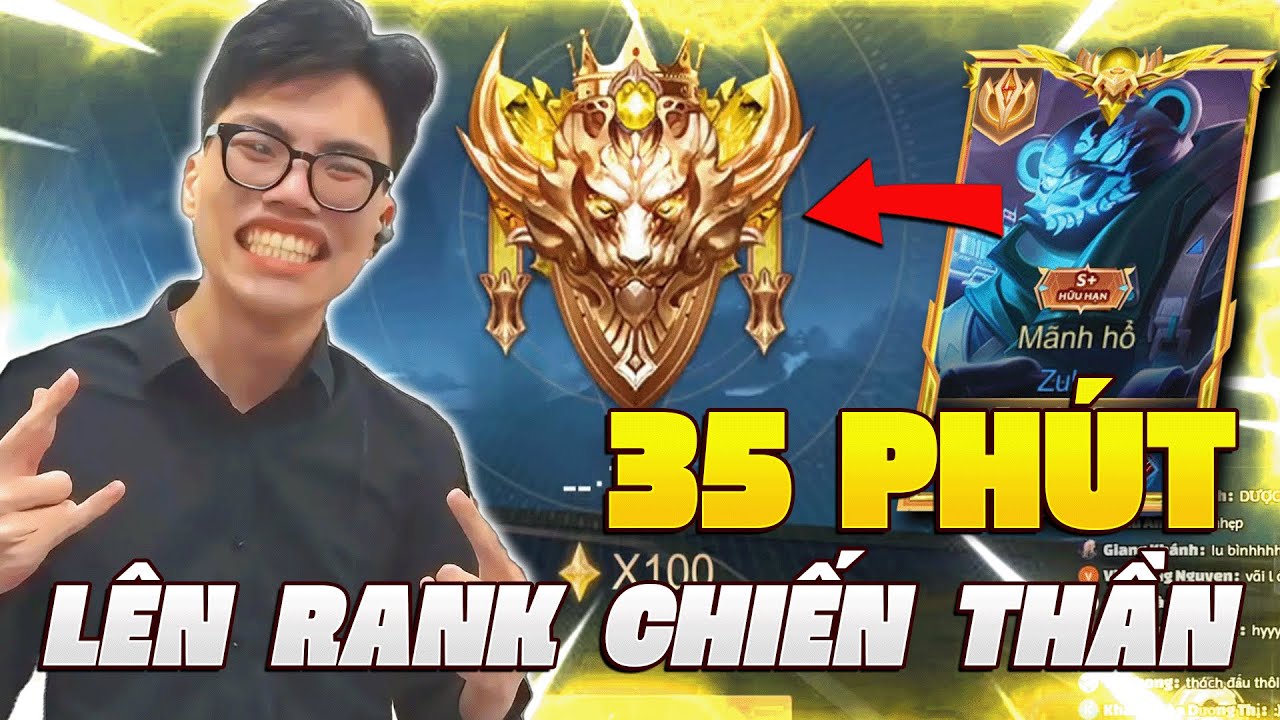 ( 35 Phút Huyền Thoại ) Tổng Hợp Những Trận Đấu Cuối Cùng Lên Rank Chiến Thần Của Trần Bình