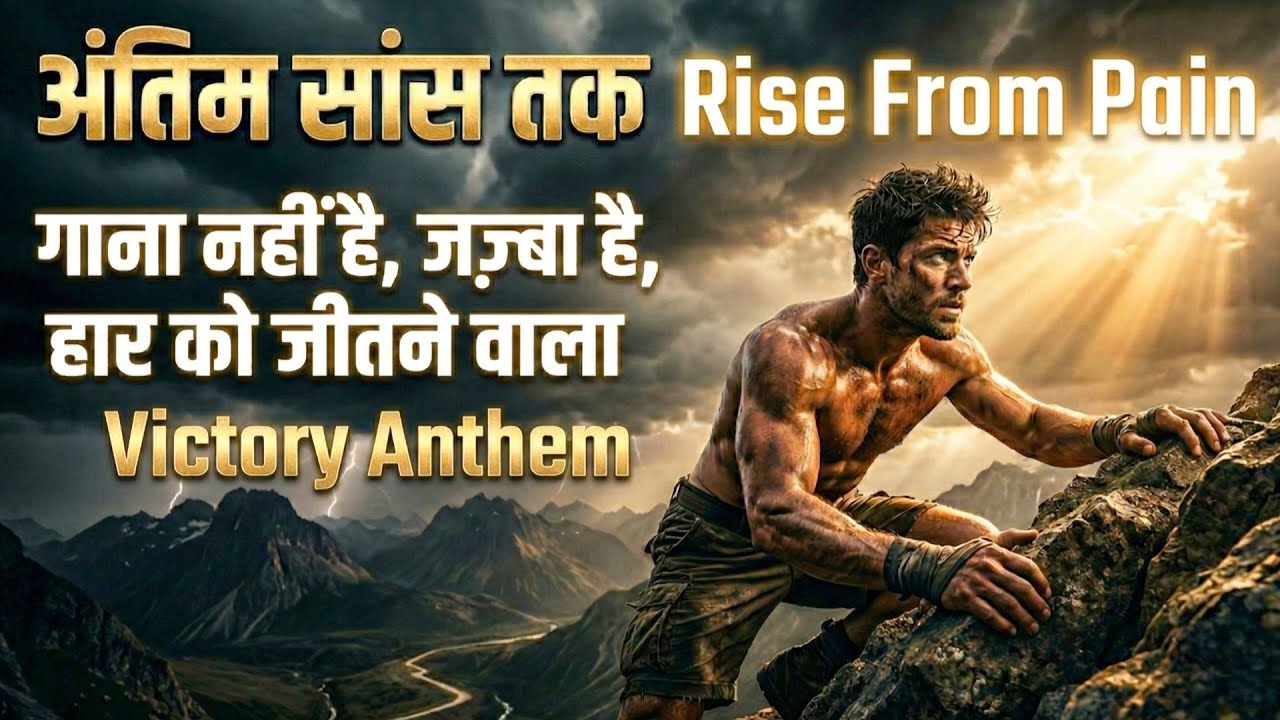 Antim Saans Tak 🔥 | Most Powerful Hindi Motivational Song | Inspiration Song