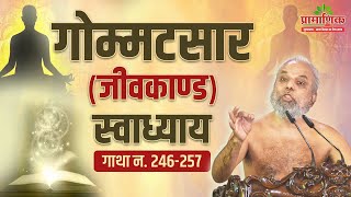 गोम्मटसार (जीवकाण्ड) #स्वाध्याय | गाथा न. 246-257 | Day23 | 15 Jan 2024 | Muni Pramansagar ji