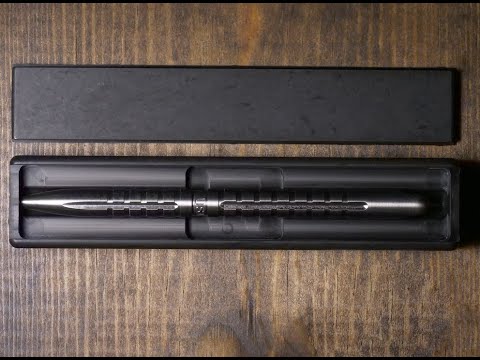 Titanium EDC Pendulum Pen + Covert Delrin Slide Case ( CC Custom )