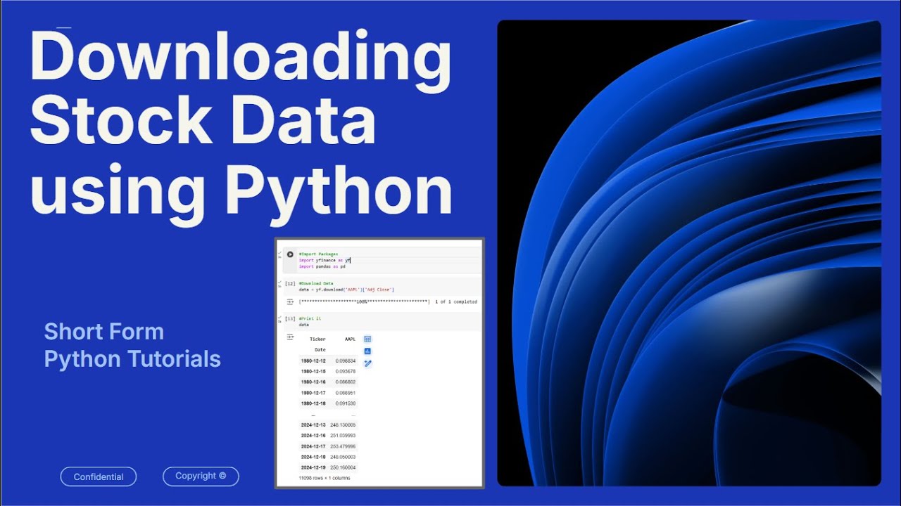How to Download Stock Price Data in Python (in under 45 seconds ...