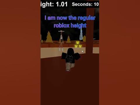 ROBLOX BUT I GET TALLER EVERY SECOND 