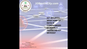 What Kind of Data Is Compromised by Poorly Protected IoT Devices
