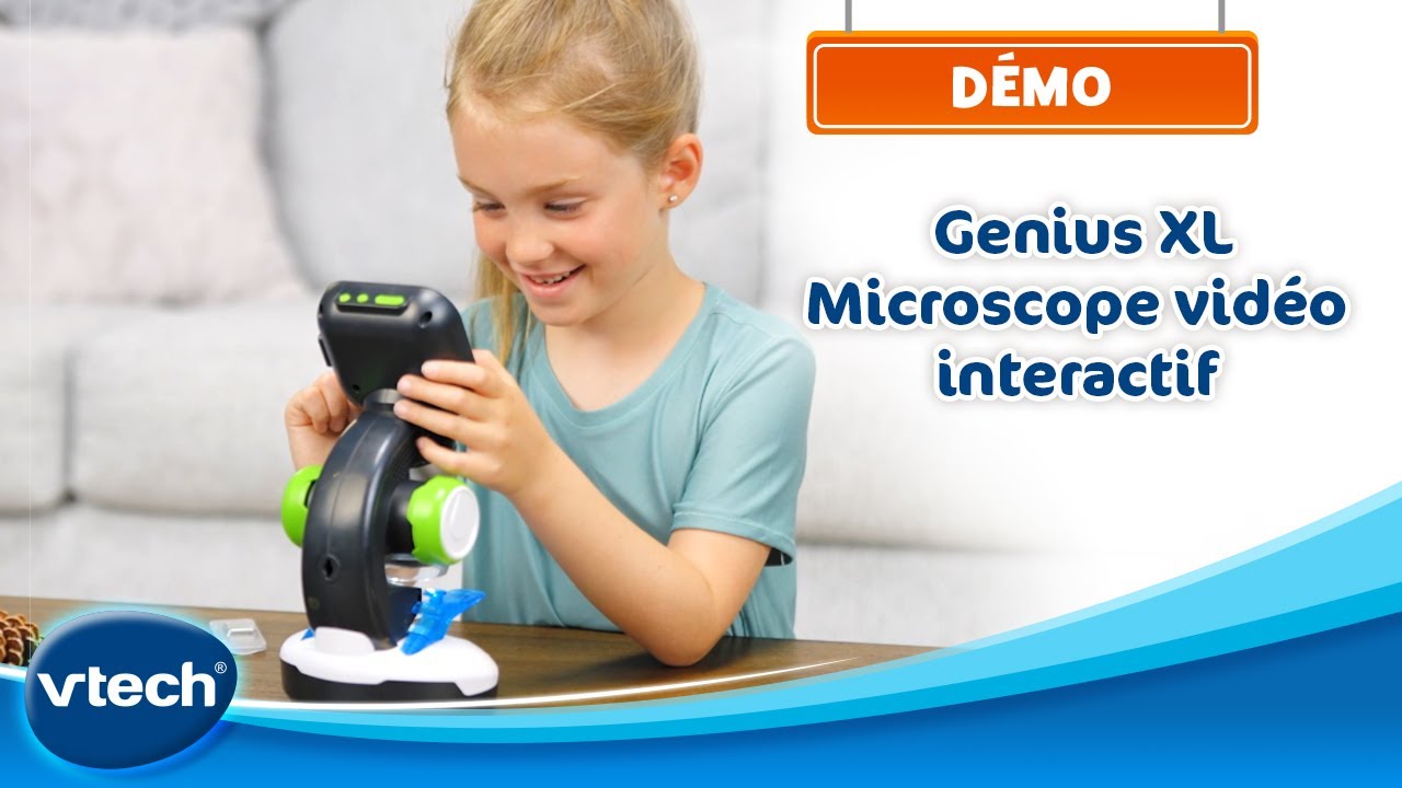 Genius XL - Microscope vidéo interactif pour explorer le monde