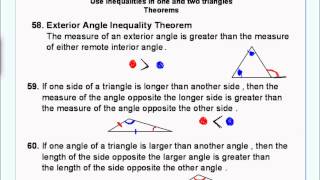 Geometry Triangle Inequality Theorems Part 1.wmv