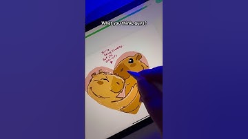 He is cute artist with no pencil or what???😅 App: Drawly#drawly #draw #howtodraw #messy #coolart