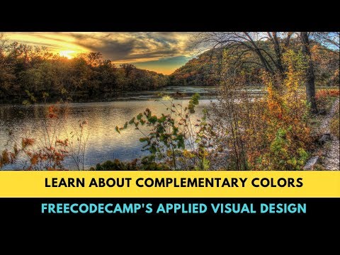freeCodeCamp's Learn about Complementary Colors, Applied Visual Design