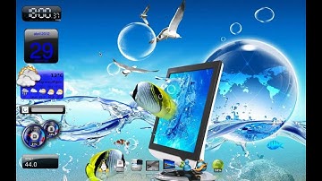 Linux con efectos de Compiz Fusion