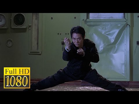 The Final Battle: Jet Li and Jason Statham against a double in the film The One (2001)